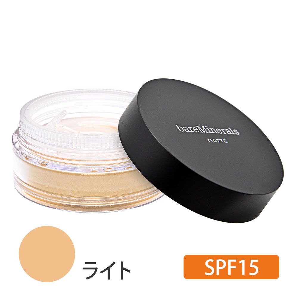 マット ファンデーション Spf15 6g ライト Bare Escentuals ベアミネラル の激安アウトレット セール通販 コスメティックタイムズ